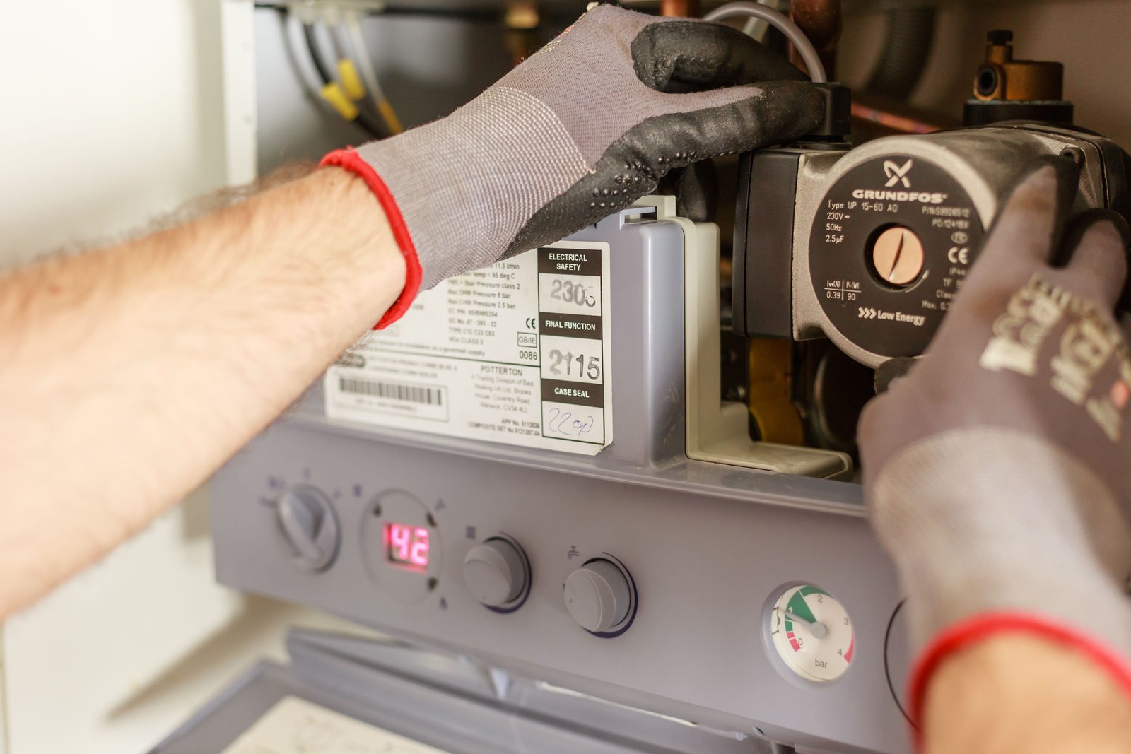 T Walker Plumbing hot water heat pump installation